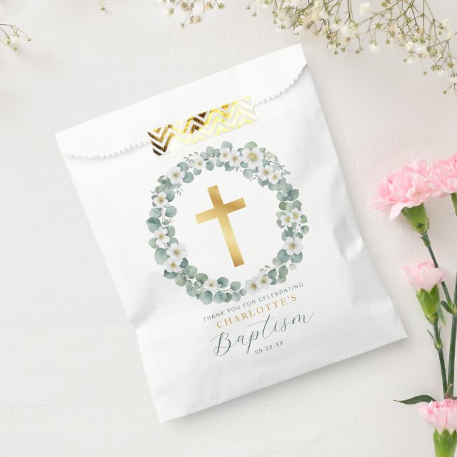 Elegante Taufe Fvor Bag | Religionsfeier Geschenktütchen (Versiegelt)