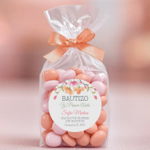 Elegante Taufe und Grüne Blätter zum ersten Geburt