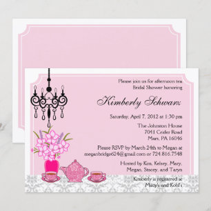 Elegante Tea Party Einladung