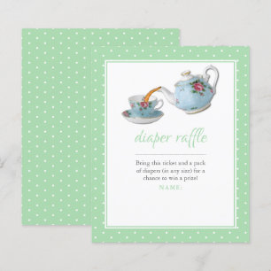 Elegante Teacup Babydusche Tee Party Windelwanne