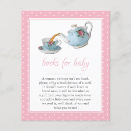 Elegante Teacups Kinderdusche Tee Party Buchanfrag