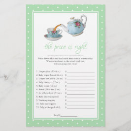 Elegante Teacups Kinderdusche Tee Party Spiel