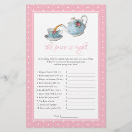 Elegante Teacups Kinderdusche Tee Party Spiel