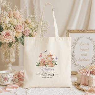 Elegante Teeparty-Schmetterlinge Brautparty Tragetasche