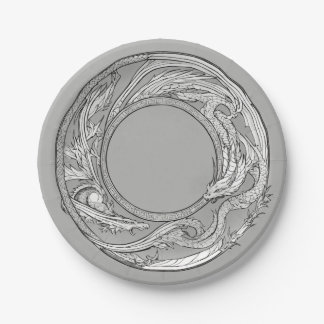 Elegante Teller zum Einlegen von Papier