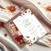 Elegante Terracotta Wildblume Wedding