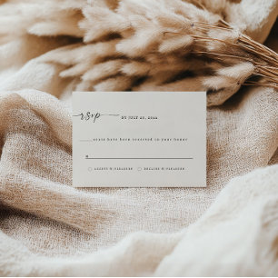 Elegante TEXAS-RSVP-Karte -  Save The Date