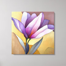 Elegante Textured Floral Art
