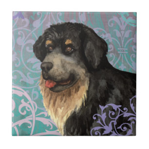Elegante Tibetan Mastiff Keramik Tile Fliese