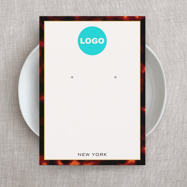 Elegante Tortoise-Muschel-Logo-Verleihung Visitenkarte (Von Creator hochgeladen)