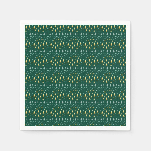 Elegante Touch von Weihnachten Serviette (Vorderseite)