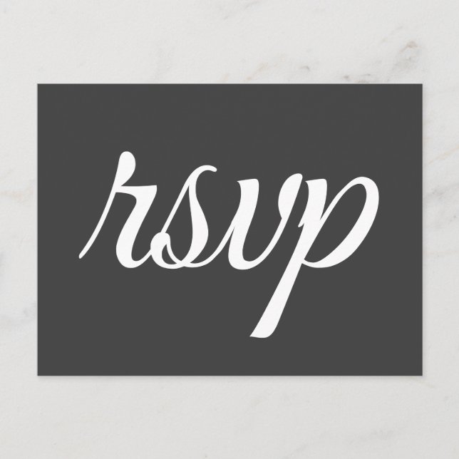 Elegante, traditionelle "uAwg" Postkarte (Vorderseite)