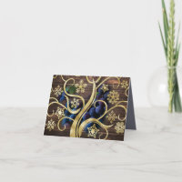 Elegante Trauben mit goldenem Muster