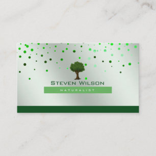 Elegante Tree Green Nature Garden Landschaft Visitenkarte