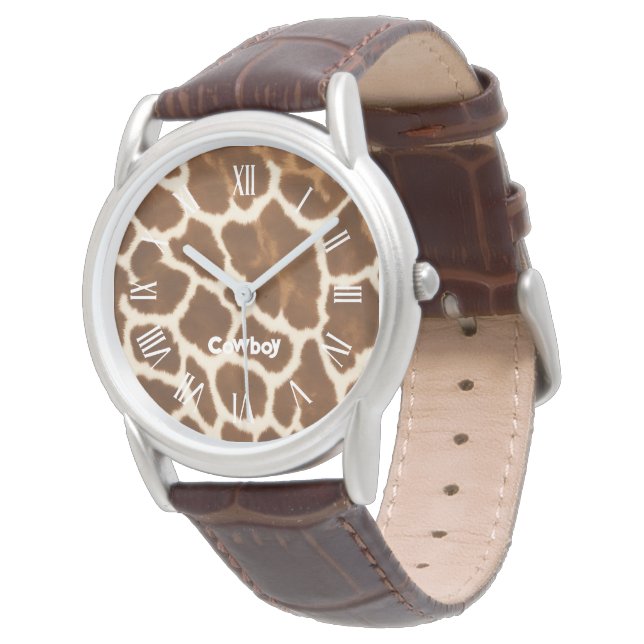 Elegante Trendy Cow Imitate Leather Collection Armbanduhr (Schrägansicht)
