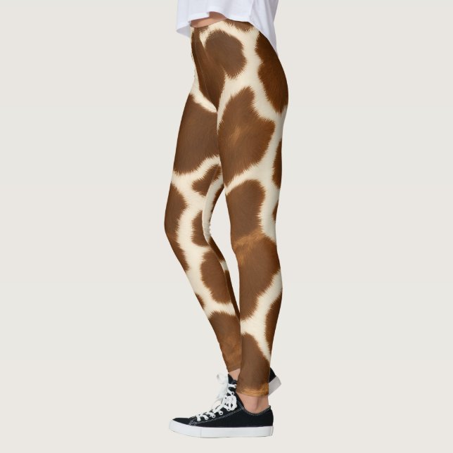 Elegante Trendy Cow Imitate Leather Collection Leggings (Links)
