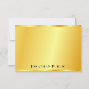 Elegante trendy Imitate Personalisierte Vorlage Go