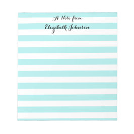 Elegante Trendy Kindergarten Lehrer Name Notizblock