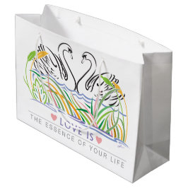 Elegante Trendy Large Gift Bag Große Geschenktüte