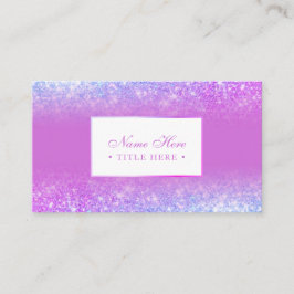 Elegante Trendy lila Geschäfts-Luxuskarte Visitenkarte