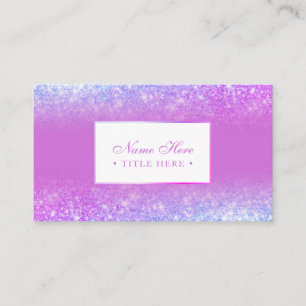 Elegante Trendy lila Geschäfts-Luxuskarte Visitenkarte