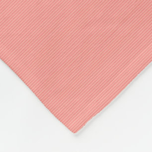 Elegante trendy Moderne Pfirsichfarben Kleine Stre Fleecedecke