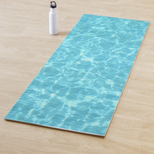 Elegante Trendy Swimming Pool Wassersee Yogamatte