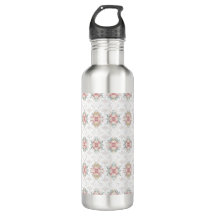 Elegante Tribal Floral Water Flaschen