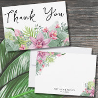 Elegante tropische Hochzeit