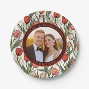 Elegante Tulip Teller für Bridal Junggeselinnen-Ab