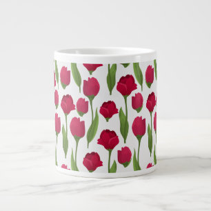 Elegante Tulip und Rose Floralische Blume Fotograf Jumbo-Tasse