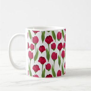 Elegante Tulip und Rose Floralische Blume Fotograf Kaffeetasse