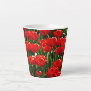 Elegante Tulip und Rose Floralische Blume Fotograf Milchtasse