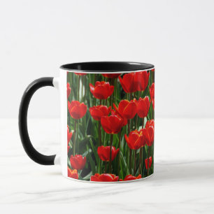 Elegante Tulip und Rose Floralische Blume Fotograf Tasse