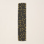 Elegante Tupfen - schwarzes Gold Schal<br><div class="desc">Entwurf durch LEMAT ARBEITEN
https://zazzle.com/lematworks*/collections
https://lematworks.myportfolio.com</div>