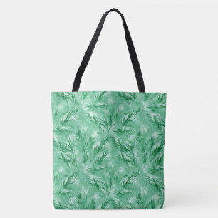 Elegante Türkis Palme große Schulter-Tasche