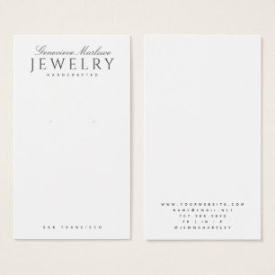 Elegante Typografie Earring Jewelry