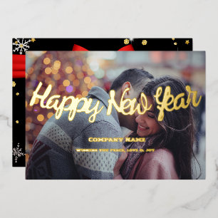 Elegante Typografie Frohe Feiertage 2024 Foto