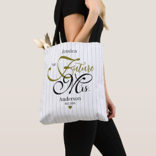 Elegante Typografie Future Mrs Moderne Streifen