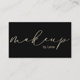 Elegante Typografie Makeup | Visitenkarte