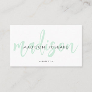 Elegante Typografy Business Cards Visitenkarte