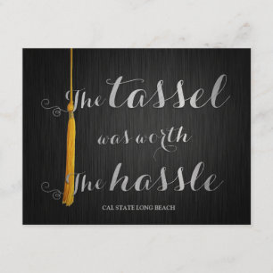 Elegante u. noble Klasse von Uni-Abschluss 2014 Ankündigung