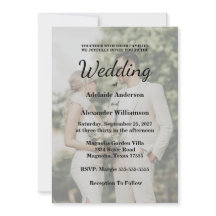 Elegante Überlagerungsfoto-Hochzeit
