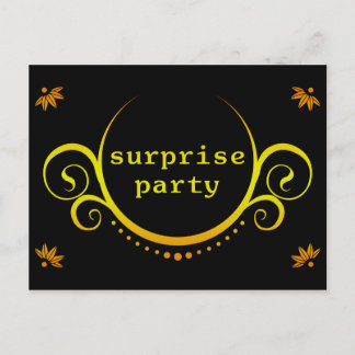 elegante Überraschung Party Einladung