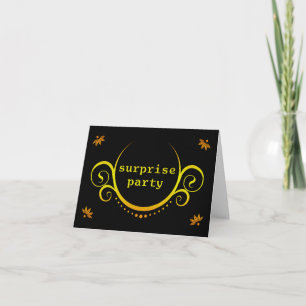 elegante Überraschungs-Party Einladung