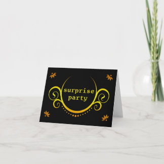 elegante Überraschungs-Party Einladung