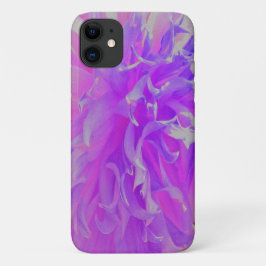 Elegante ultraviolette Dekorative Dahlia-Blume Case-Mate iPhone Hülle