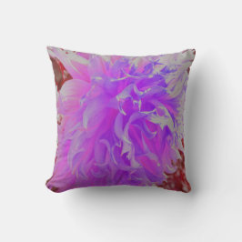 Elegante ultraviolette Dekorative Dahlia-Blume Kissen