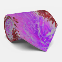 Elegante ultraviolette Dekorative Dahlia-Blume Krawatte