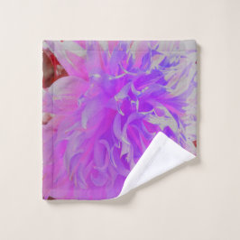 Elegante ultraviolette Dekorative Dahlia-Blume Waschlappen